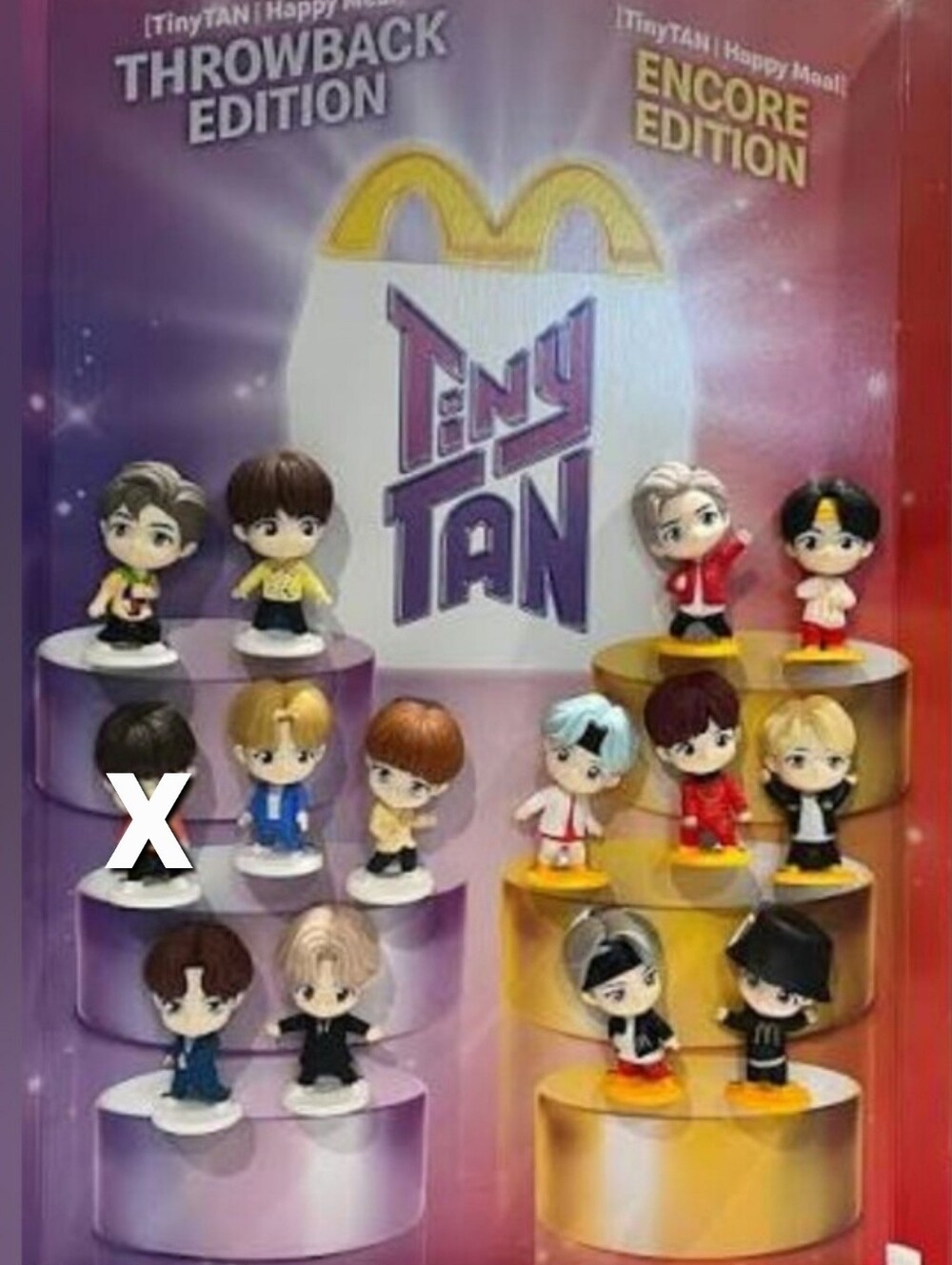:* 13 Of 14 BTS Tiny Tan McDonalds happymeal k-pop toy Figurines incomplete set